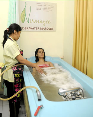 under water massage